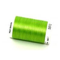 Mettler Polysheen Polyester Machine Embroidery Thread 800m 800m 5912 Erin Green
