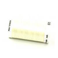 Mettler Polysheen Polyester Machine Embroidery Thread 800m 800m 670 Cream