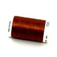 Mettler Polysheen Polyester Machine Embroidery Thread 800m 800m 1342 Rust