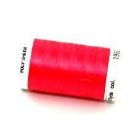 Mettler Polysheen Polyester Machine Embroidery Thread 800m 800m 1950 Tropical Pink