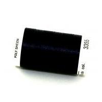 Mettler Polysheen Polyester Machine Embroidery Thread 800m 800m 3355 Dark Indigo