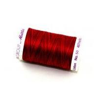 Mettler No 50 Silk Finish Multi Cotton Quilting Thread 457m 457m 9845 Midnight Garnet