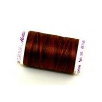 Mettler No 50 Silk Finish Multi Cotton Quilting Thread 457m 457m 9852 Chocolate