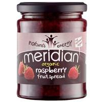 meridian organic raspberry spread 284g