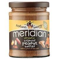 meridian organic crunchy peanut butter salted 280g
