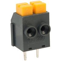 metway 690t02 2 pole 6a screwless terminal block