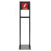 METAL STATION SIGN - PLASTIC BOTTLES