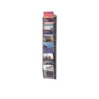 MESH WALL MOUNTED LEAFLET DISPENSER - BLACK WXDXH: 260 X 90 X 1290