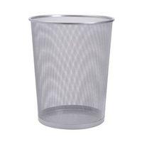 MESH WASTE BIN SILVER