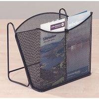 MESH COUNTERTOP LEAFLET DISPENSER - BLACK WXDXH: 248 X 152 X 203