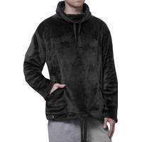 Mens SockShop Heat Holders Snugover Fleece Jumper In Black