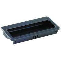 Mentor 3234.2003 ABS Plastic Tray Handle 90 x 40mm - Black