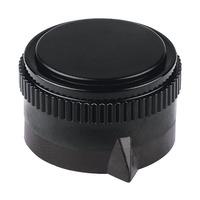 Mentor 330.4 Plastic Turning Knob - Collet Fixing - Ø 11.8mm - Black