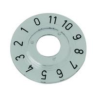 Mentor 332.204 Clear Plastic Pointer Dial 0 - 11 Ø35mm