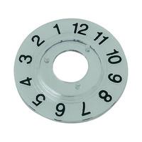 Mentor 331.205 Clear Plastic Pointer Dial 1 - 12 Ø26mm