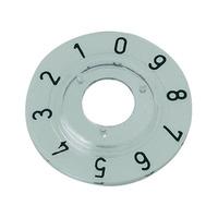 Mentor 331.203 Clear Plastic Pointer Dial 0 - 9 Ø26mm