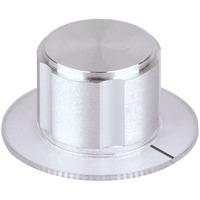 mentor 55726000 aluminium turning knob with setscrew silver n