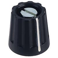 mentor 43316001 plastic turning knob matt with collet fixing 14