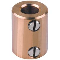 Mentor 720.6 Brass Shaft Coupling - Inside Diameter 6mm Both Ends