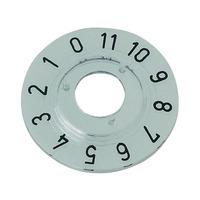 Mentor 331.204 Clear Plastic Pointer Dial 0 - 11 Ø26mm