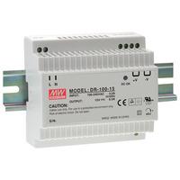 mean well dr 100 12 12v 90w step shape din rail psu