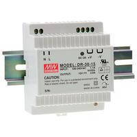 Mean Well DR-30-12 12V / 24W Step Shape Din Rail PSU