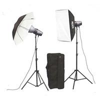 Metz BL-200 Twin Head Softbox and Umbrella Kit