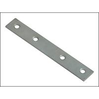 mending plates zinc plated 100mm pack of 10