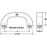 mentor 33121201 heavy duty bow type aluminium handle