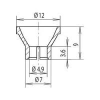 mentor 24505100 led reflector holder socket