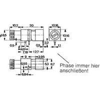 Mentor 1820.1031 Fuse Holder For 5x20mm G Fuse Links THT