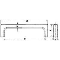 mentor 2501003 black abs plastic carrying handle