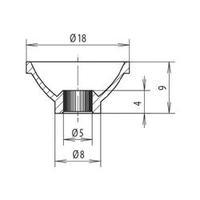 mentor 24515100 led reflector holder socket