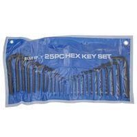 Metric & Imperial Hexagon Key Pouch Set of 25