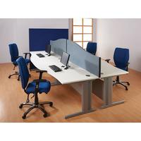 metroplan busyscreen connect wave desk screens 400 600x800mm