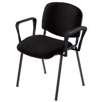 Metroplan Jane Meeting Room Chair With Arms Chrome