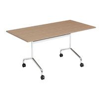 Metroplan Tilt Top Meeting Room Tables 746x1600x800mm Rectangle - ...