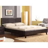 metal beds texas 3ft single faux leather bed