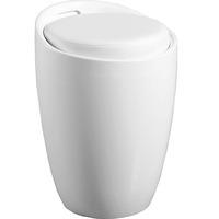 merlin storage stool white