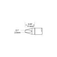 metcal sfv ch25 soldering tip 30 chisel 25mm