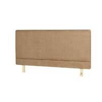 Mercury Suede Headboard Single Tan