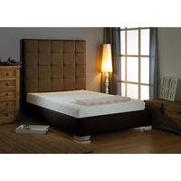 Mento Fabric Divan Bed and Mattress Set Chocolate Chenille Fabric Double 4ft 6