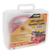 Mega Value LED Lighted Booster Cable