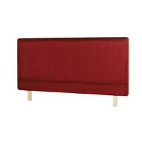 Mercury Suede Headboard Single Red