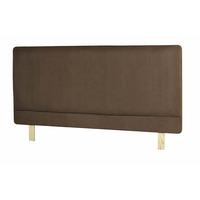 Mercury Suede Headboard Small Double Chocolate