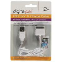 Mega Value USB Sync Charge Cable 1.2m