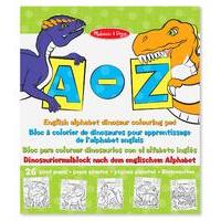Melissa & Doug - 19111 - English Alphabet Dinosaur Colouring Pad