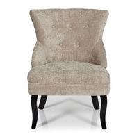 melrose fabric armchair mink