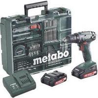 Metabo BS 18 Mobile Werkstatt Cordless drill 18 V 2 Ah Li-ion incl. spare battery, incl. accessories, incl. case