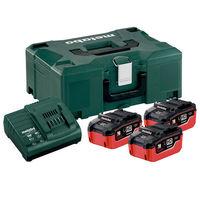 Metabo Metabo 5.5Ah Battery & Charger Set- 4 Piece